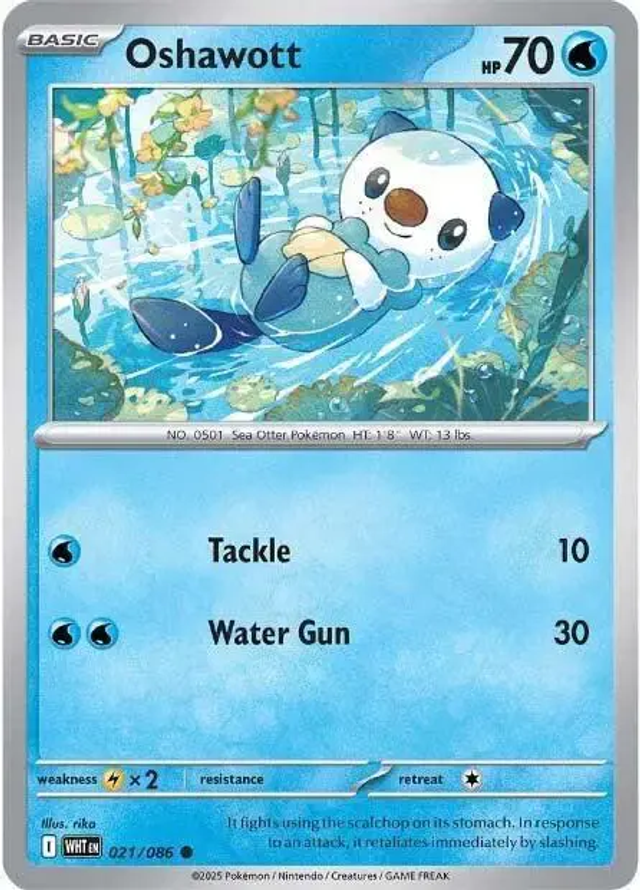 Oshawott WHT-021