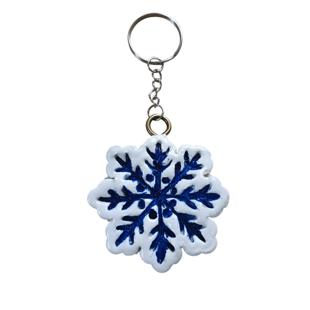 Porte-clés flocon
