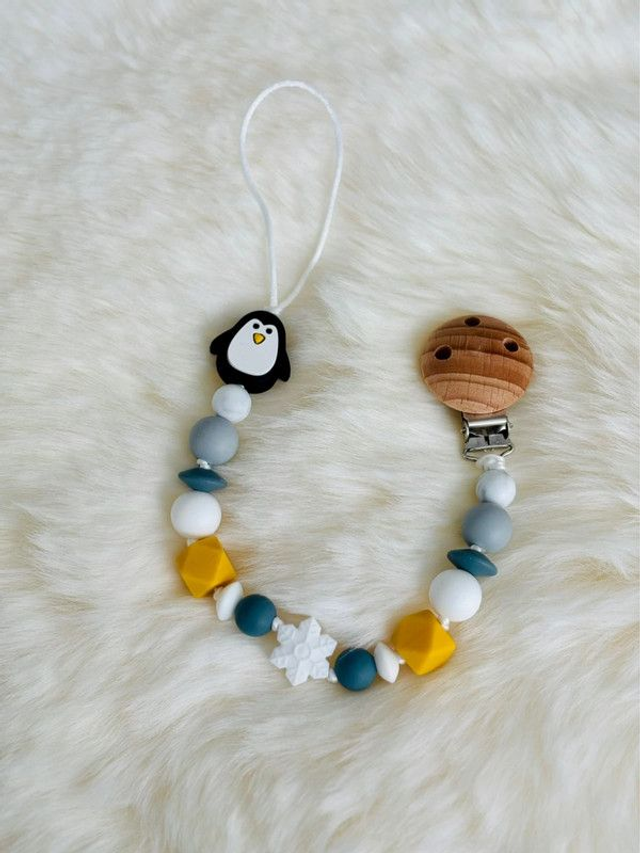 Attache tétine Pingouin 🐧 