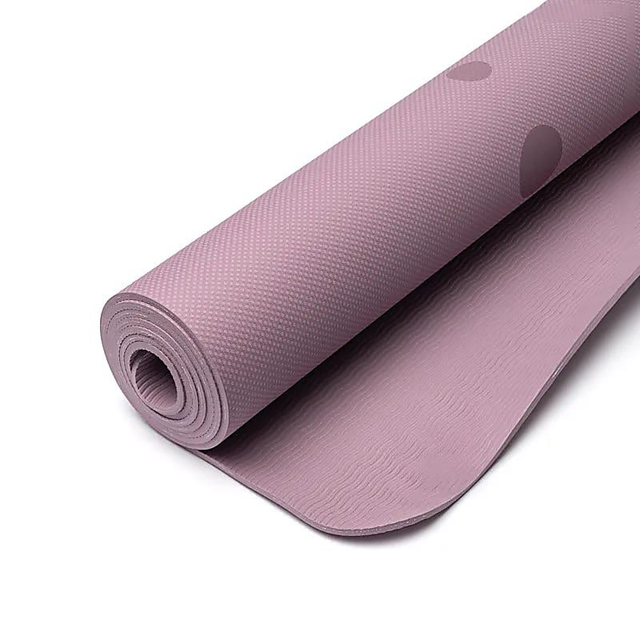 Tapis de Yoga TPE Fleur de Vie lilas Premium 61 × 183 × 0,5 cm | Yogi & Yogini