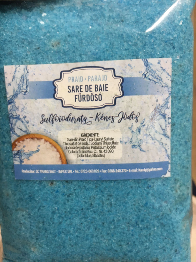 Praidská kúpeľová soľ sírno-jódová 1kg