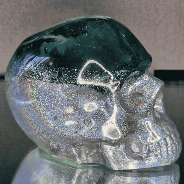 TETE DE MORT SURFER ARGENT