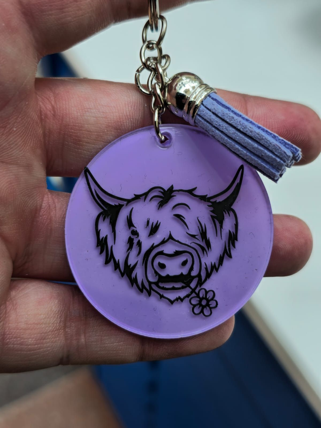 Acrylic & Vinyl Keyring