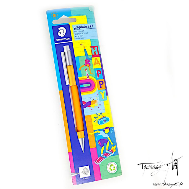 STAEDTLER - PORTE MINE HAPPY 0,5MM ORANGE - ST017002