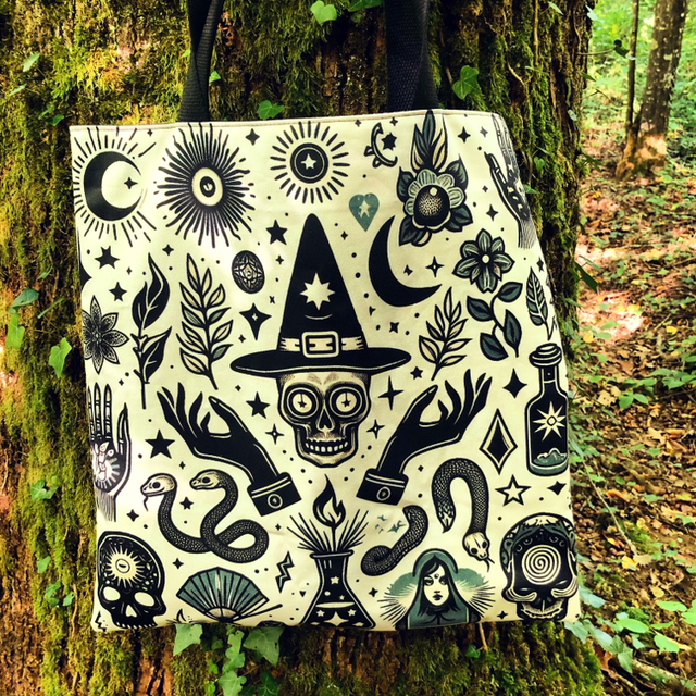 Totebag l’automne des sorcières 