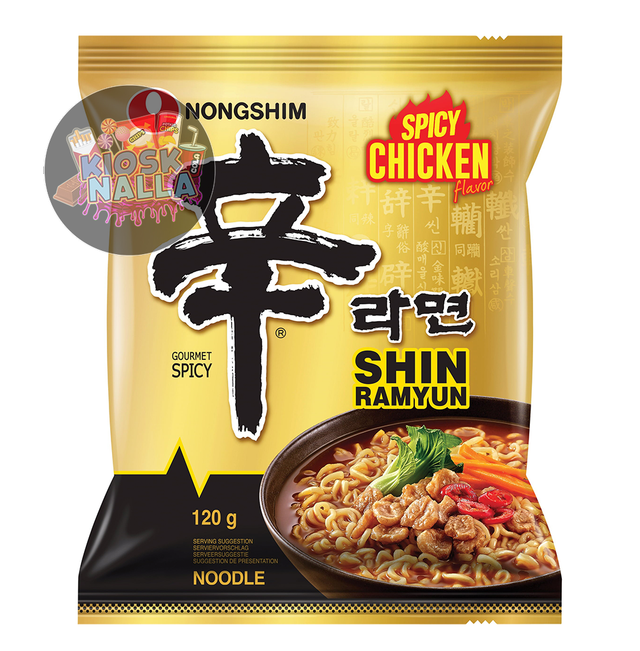 NONGSHIM Instantnudeln Shin Ramyun Chicken, 120 g