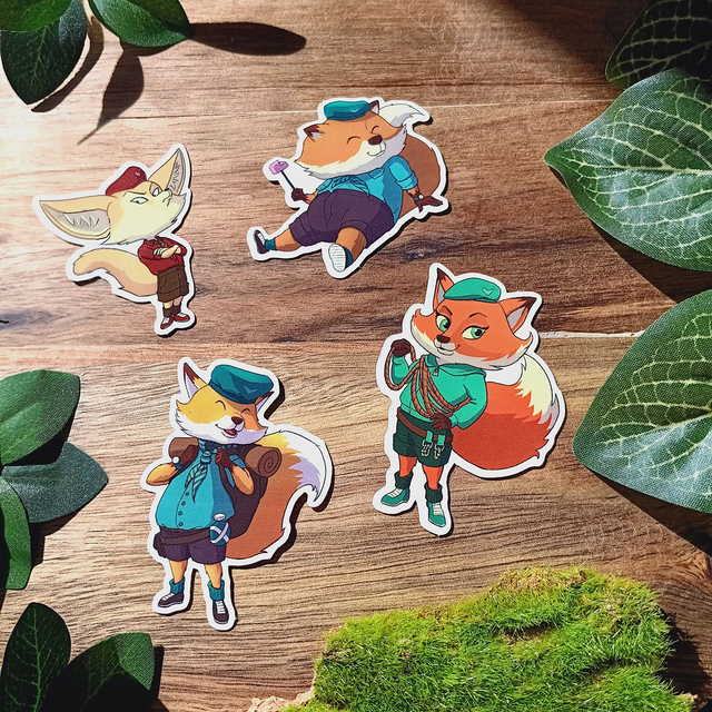 Sticker Renard scout