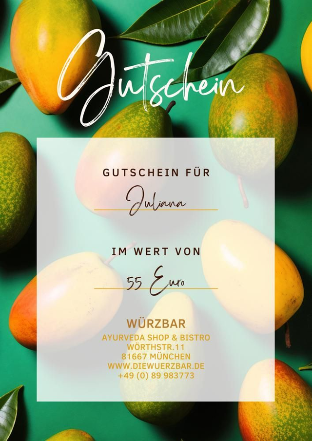 Geschenk Gutschein 50