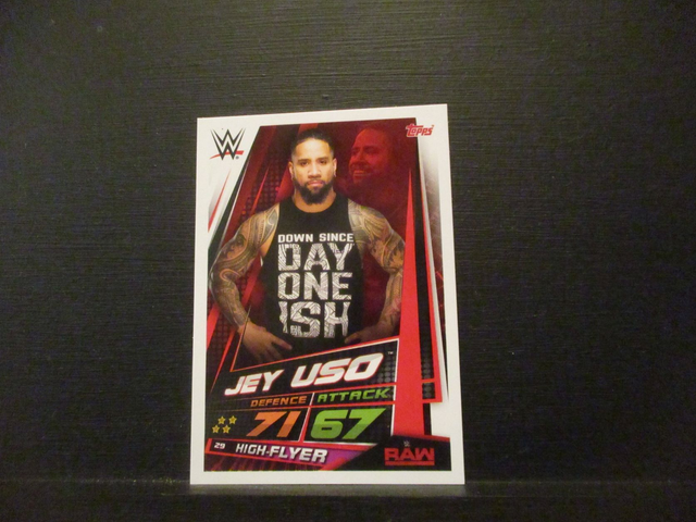 Jey Uso - Raw Slam Attax Universe Original Trading Card #29