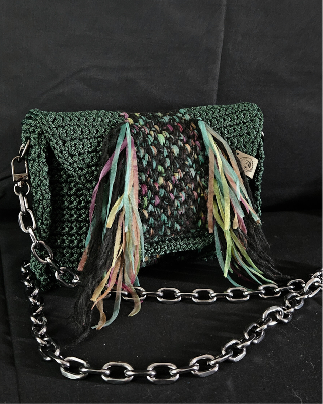 Sac bandoulière Amazone vert
