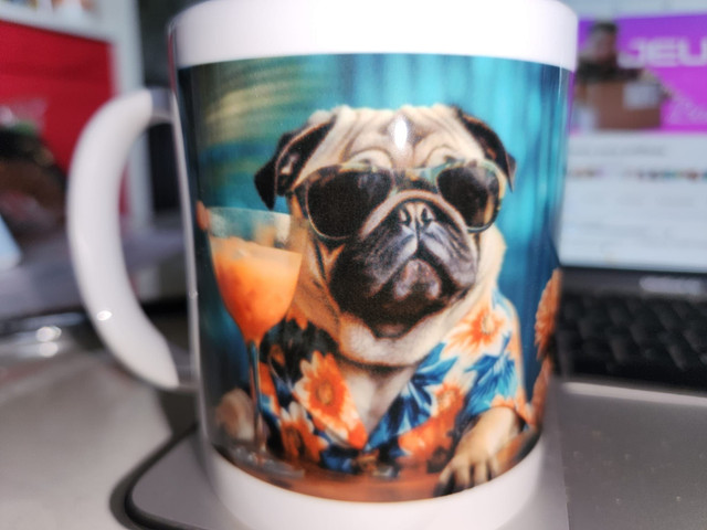 Mug Chien cocktail " Recette de Papa " 355 ml  