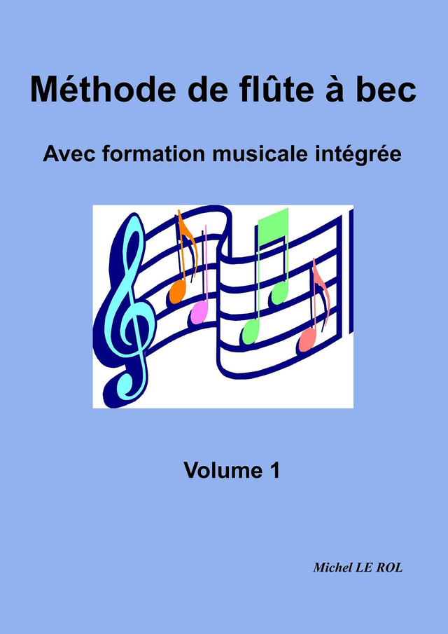 Vol. 1 méthode de flûte à bec PDF et imprimé