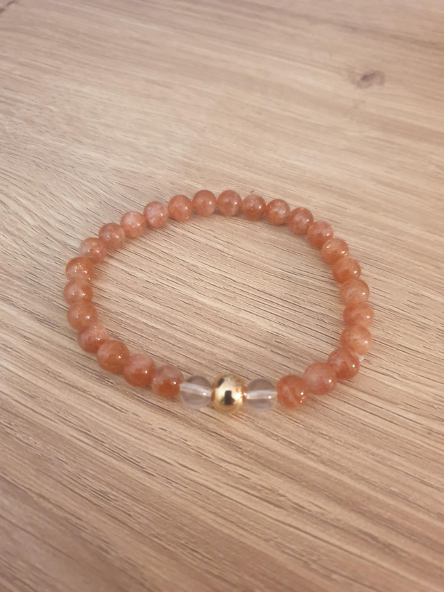 Pierre de Soleil et cristal de roche 