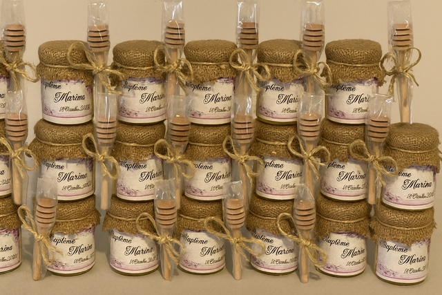Pot de miel 125g à personnaliser – carton de 20
