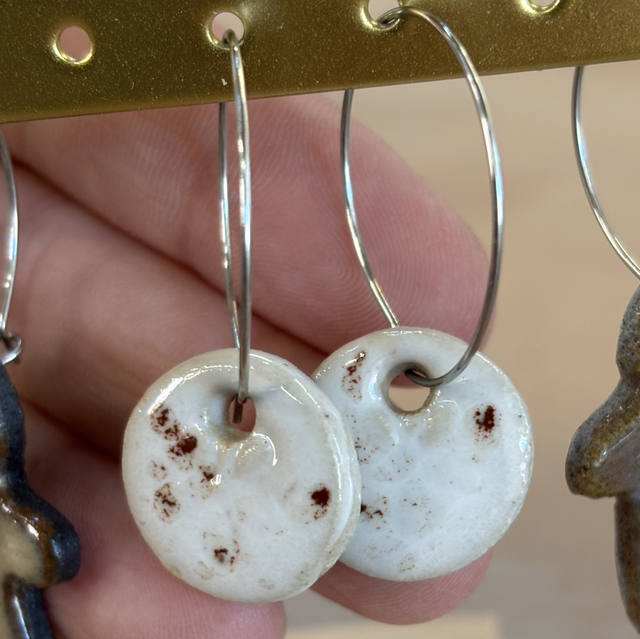 Orecchini moneta stampo fiore