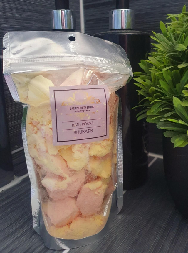Rhubarb Bathrocks 