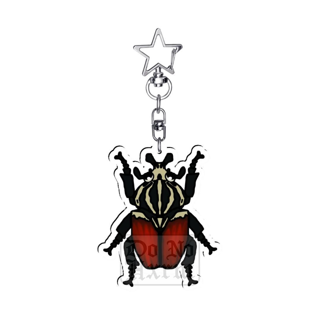 Goliath Beetle Acrylic Keyring
