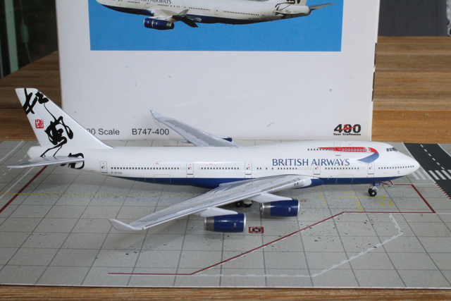 British Airways B747-400 (G-BYGG) &quot;Hong Kong&quot;, 1:400, BigBird