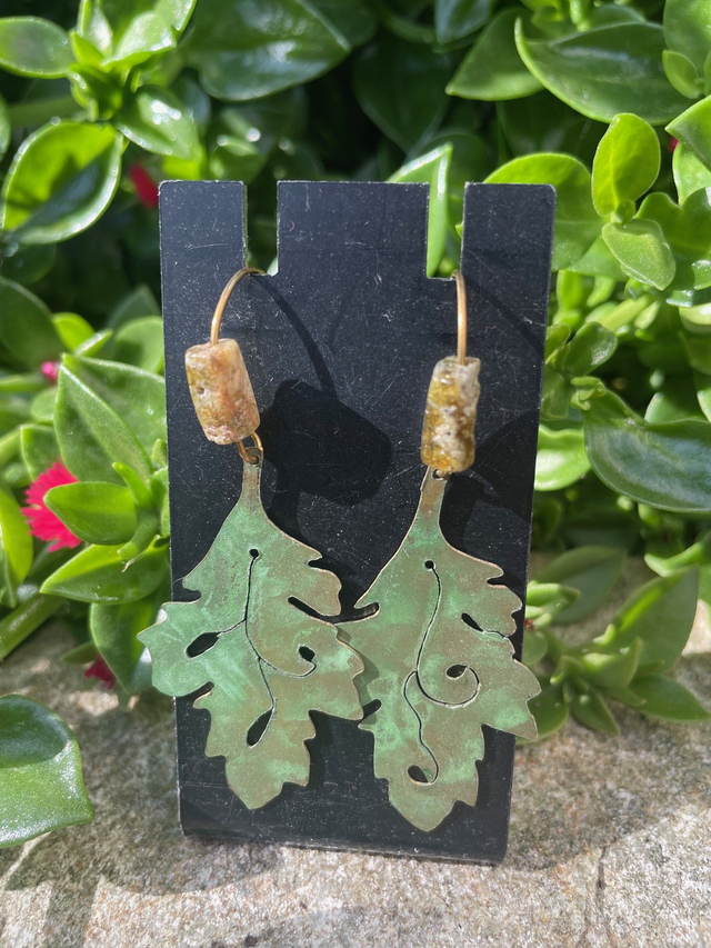 Pendientes Crisantemo