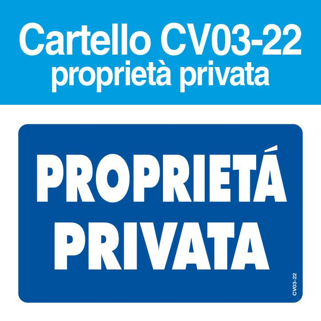 Proprietà Privata CV03-22