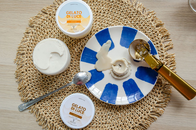 Gelato di Luce – Cera Profumata Scoopable 200g | Cocolada & Cocovan | Wax Melt Artigianale e Candela Cremosa