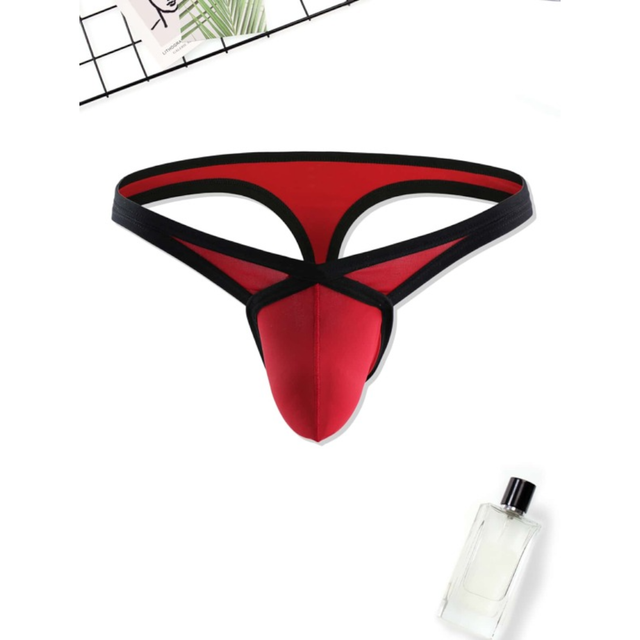 Tanga Espinela Rojo / Negro