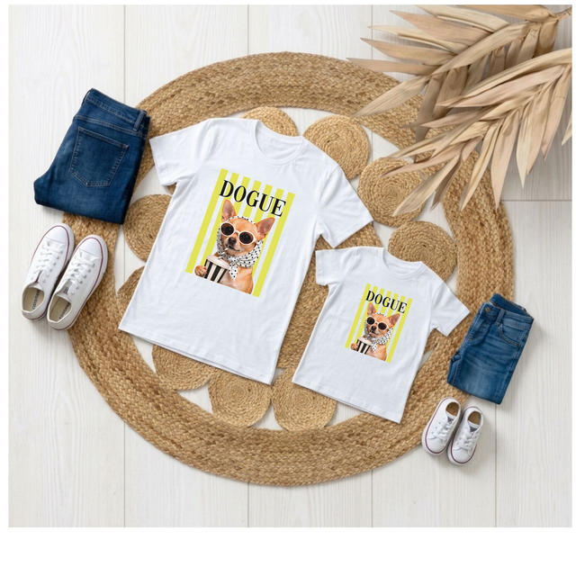 T-shirt "Chien Cool" – Chihuahua Dogue