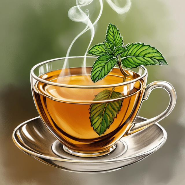Peppermint tea