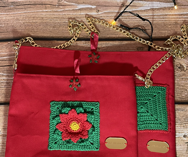 Sac pochette à main grant format "Holly Trio"