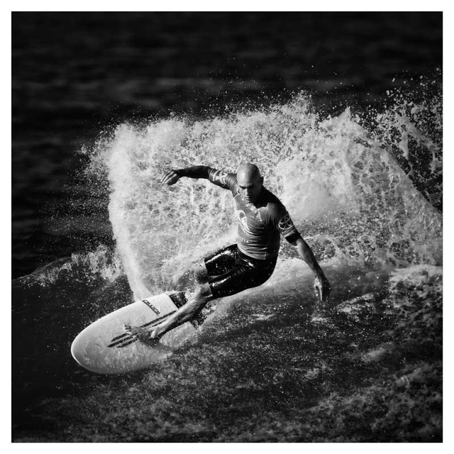 Kelly Slater on the wave