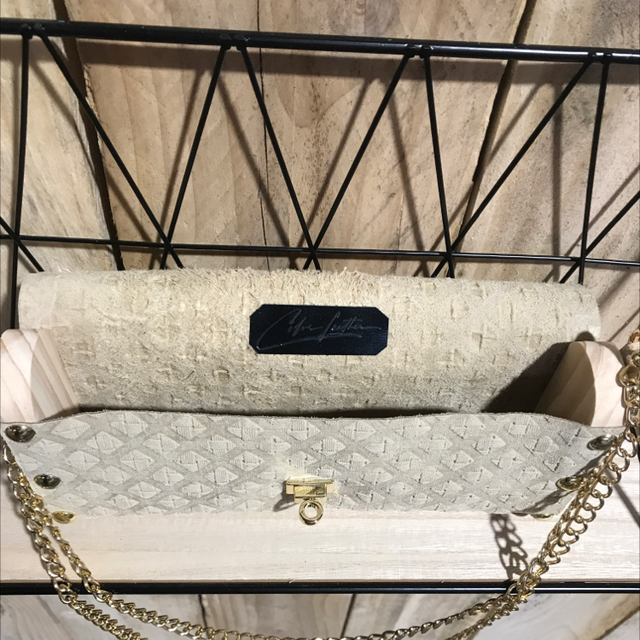 " BOGOTA " Beige effet Tressé