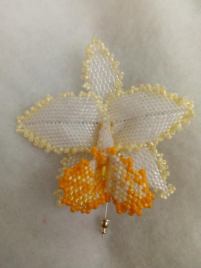 BROCHE Orchidée