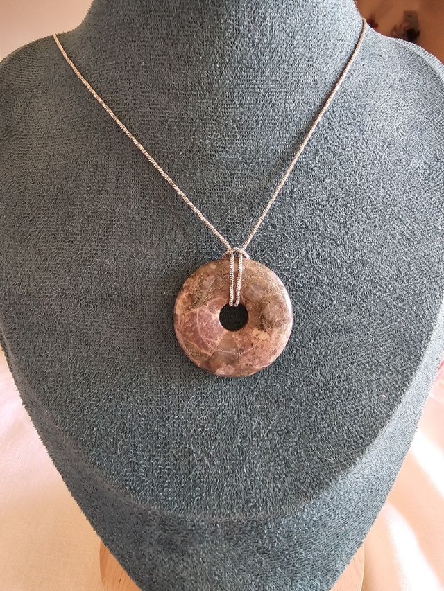 collier donut bleue liberite 