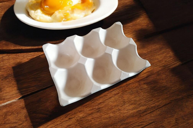 Boîte à œufs artisanale pour 6 oeufs, personnalisable 