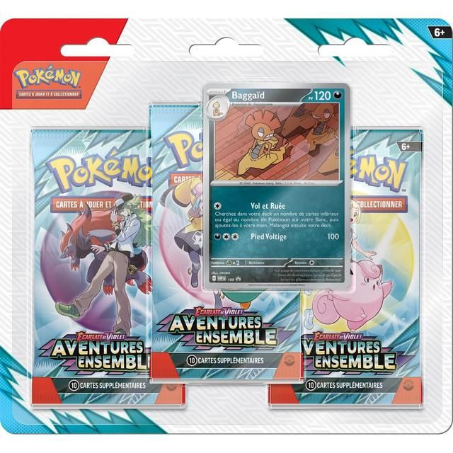 Pokemon Pokémon EV09 : Pack 3 Boosters Aventures Ensemble