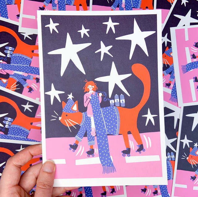 Le Chat À Roulettes