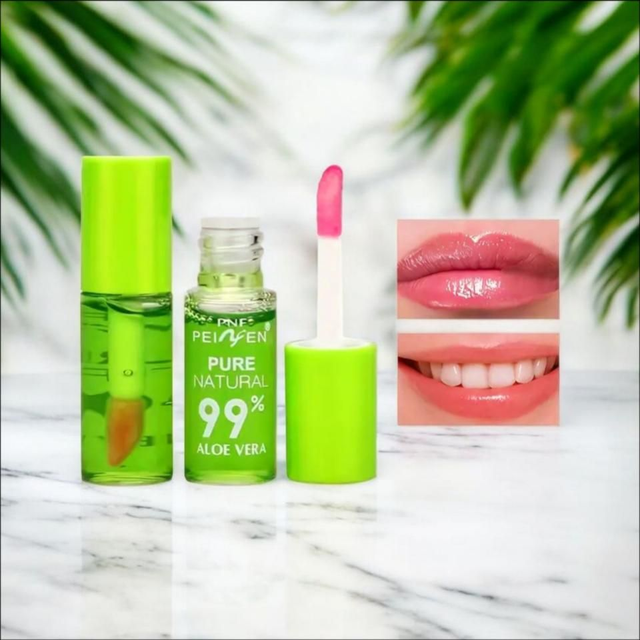 PeiYen Aloe Vera Lip Oil – 99% Natural | Hydrating & Glossy

