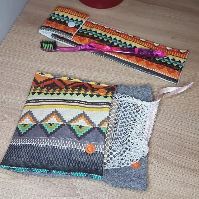 Pochette de voyage à savon