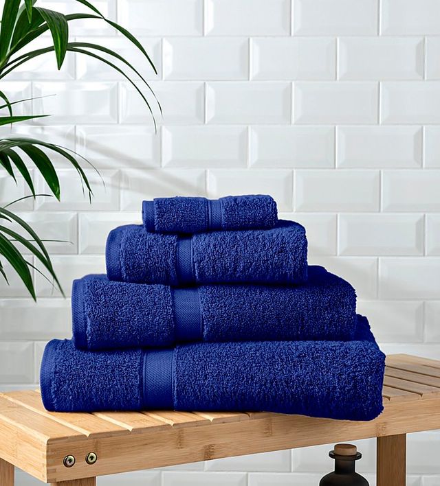 Dazzling Blue Supersoft Cotton Face Towel (30 x 30cm)