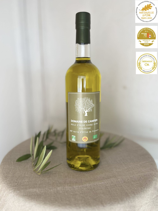 Huile bio Fruité Vert AOP Provence