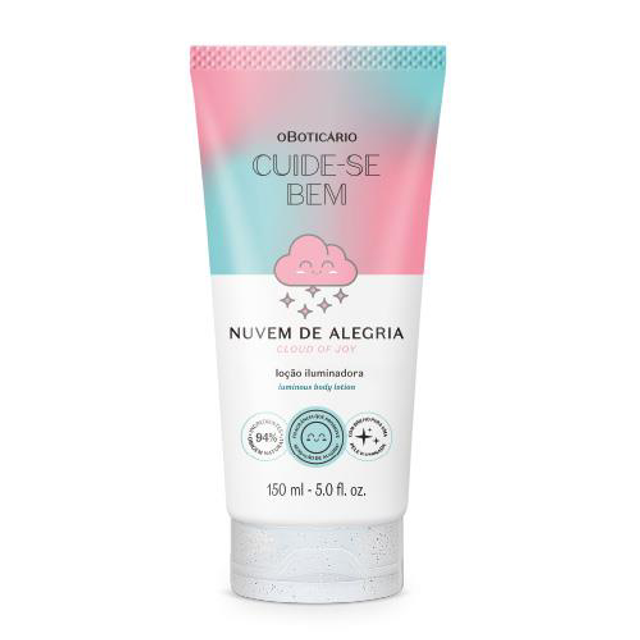 Cuide-se Bem Nuvem de Alegria Loção Hidratante Iluminadora, 150ml