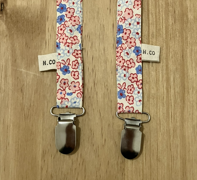 Lot d’attache sucette et attache doudou fleuris