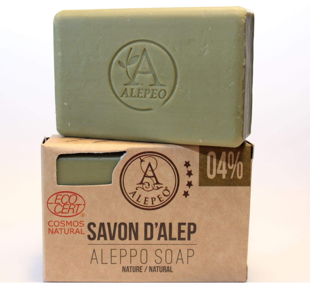 Savon d'Alep 4% sans parfum BIO 100g