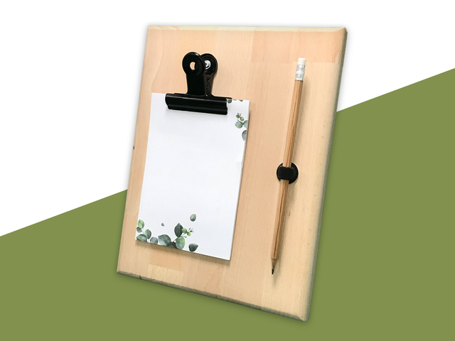 Memoboard aus Holz