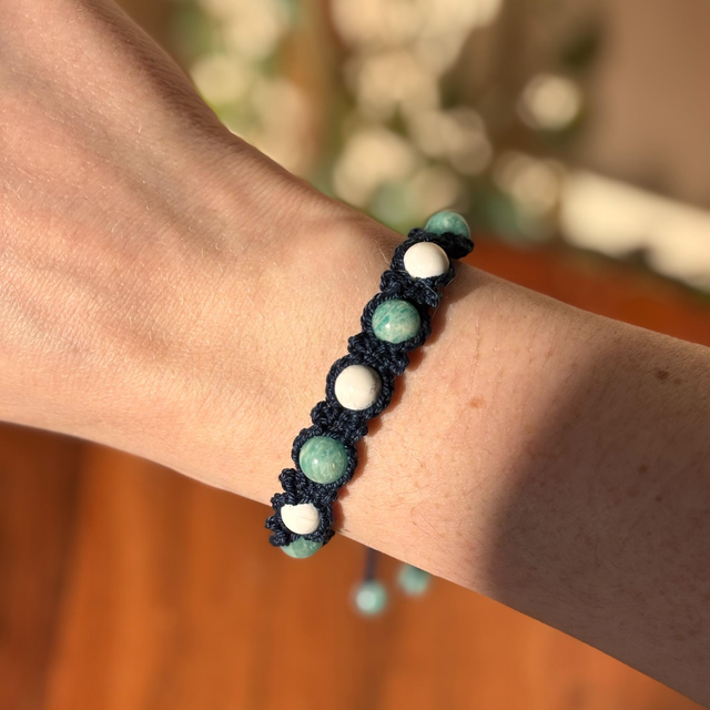 Amazonite &amp; Howlite 