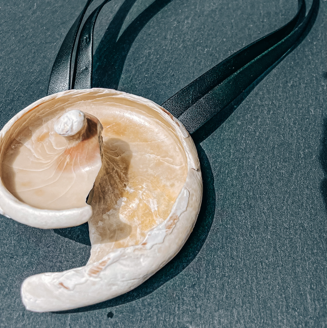 XXL Muschelkette – Natur pur