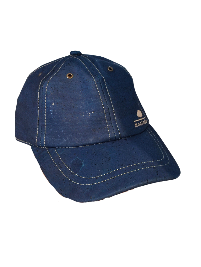 Casquette en liège bleu foncé montado
