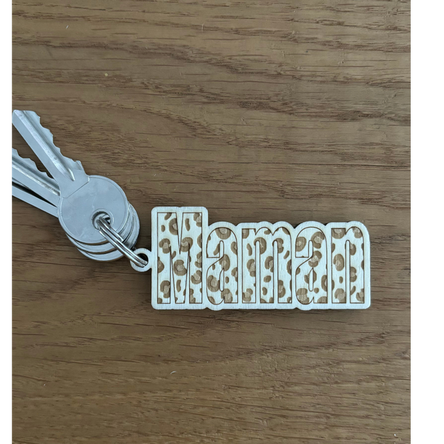 Porte clé maman &quot;Graou&quot;