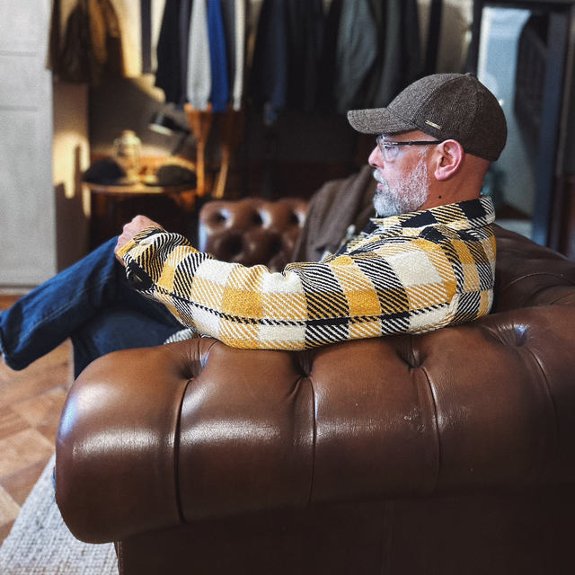 CHECKED OVERSHIRT Yellow check 