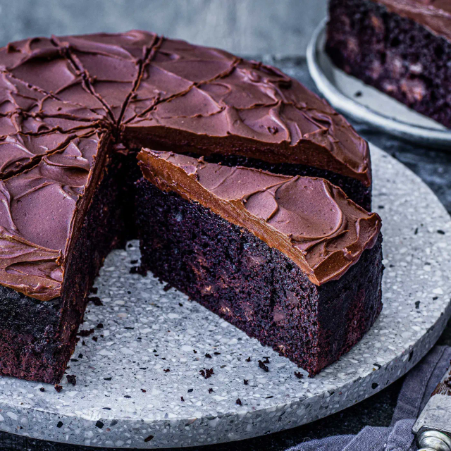 Chocolate Truffle Cake (Vegetarian)